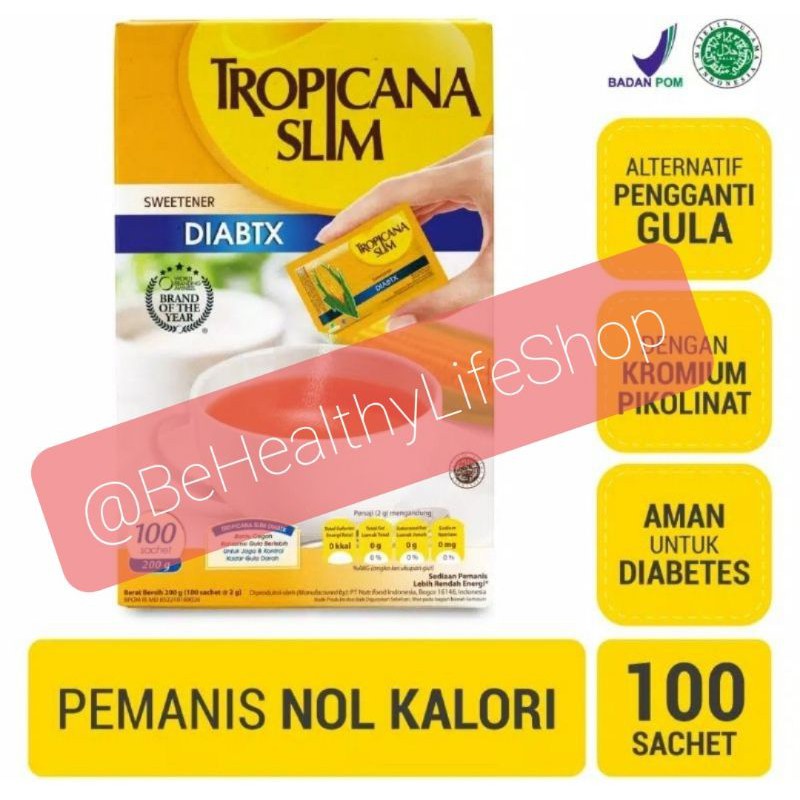 

Tropicana slim diabtx 100 sachet