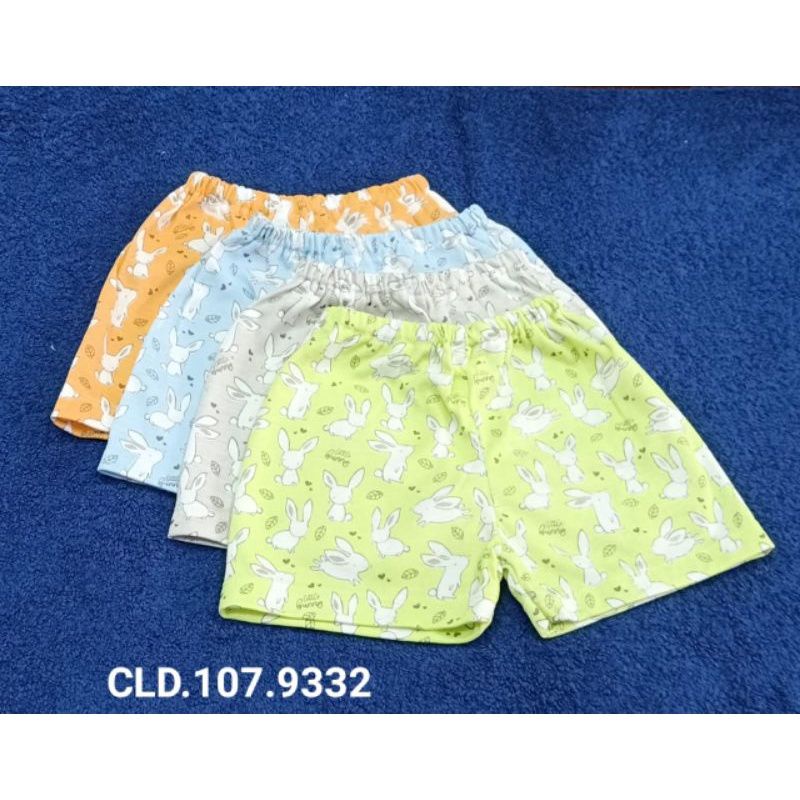 3Pcs baju bayi 0-3m NASUKA katun halus SNI Baju bayi Newborn Premium Pakaian Bayi Baru Lahir-4pc rabbit cln pndk