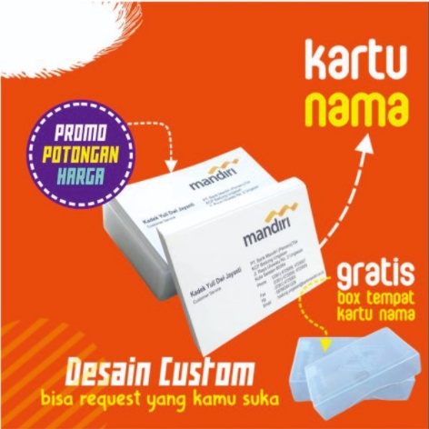 

[ BAYAR DI TEMPAT.. ] Kartu nama Rp.356/box