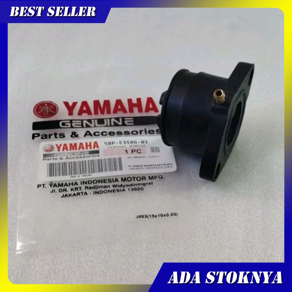 Insulator manipol intake Yamaha Scorpio 5BP Original Asli