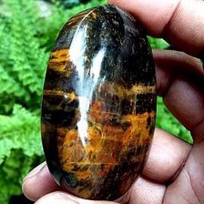 batu akik pancawarna sepah kayu motif loreng harimau(0037)