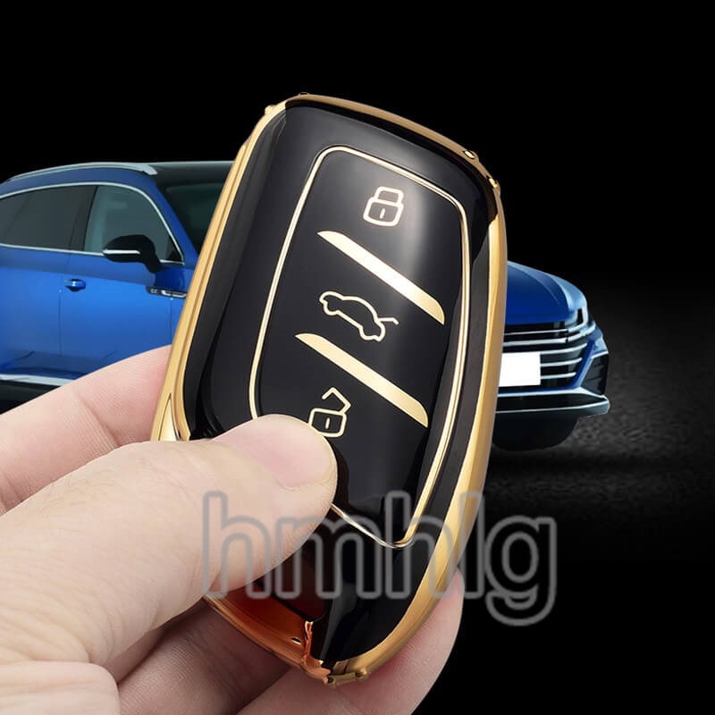 Case Cover Pelindung Kunci Mobil Keyless Bahan TPU Untuk MG6 Mg ZS Hsezs MG5 GT HS GS Keychain