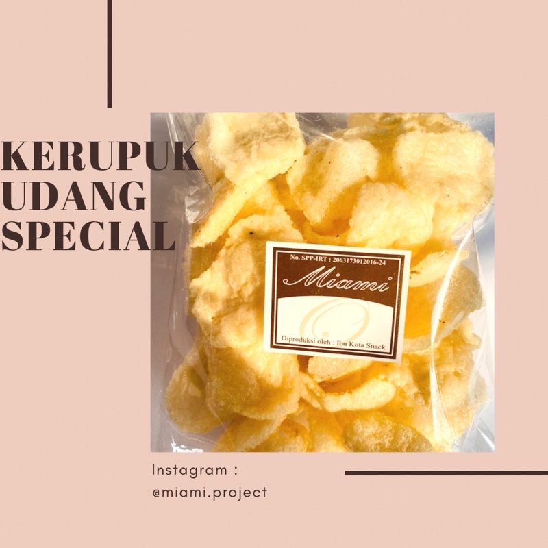 

(SPECIAL) KRUPUK UDANG TANPA MSG MAKANAN RINGAN