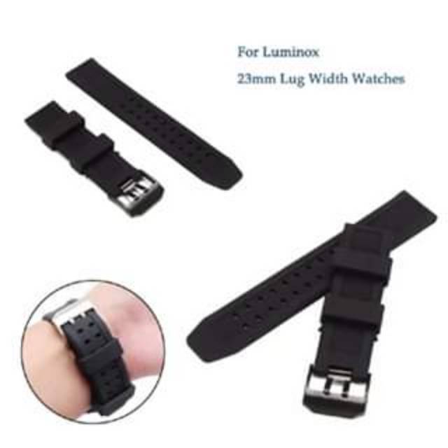 Strap watch Rubber Tali jam tangan Luminox Evo23mm
