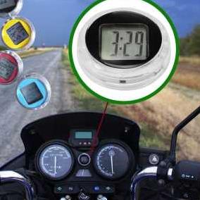 ۝ Jam Mini Digital Watch Jam Variasi Di Motor Dekorasi Perintilan Motor kecil tempel stang warna hit