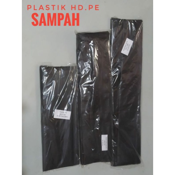 PLASTIK HD.PE SAMPAH HITAM/TRASHBAG HITAM