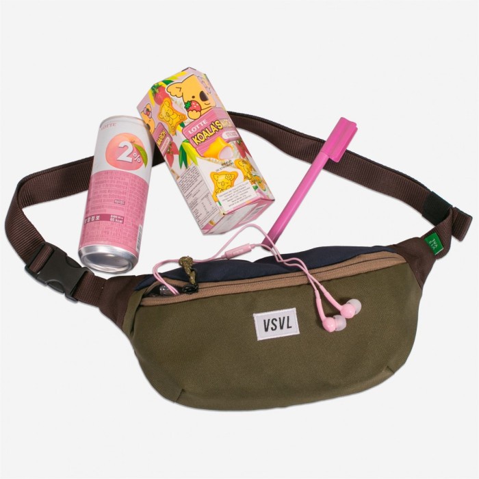 TAS PRIA VISVAL - Tas Pinggang - Rush - Olive import termurah bergaransi terlaris cuci gudang gratis