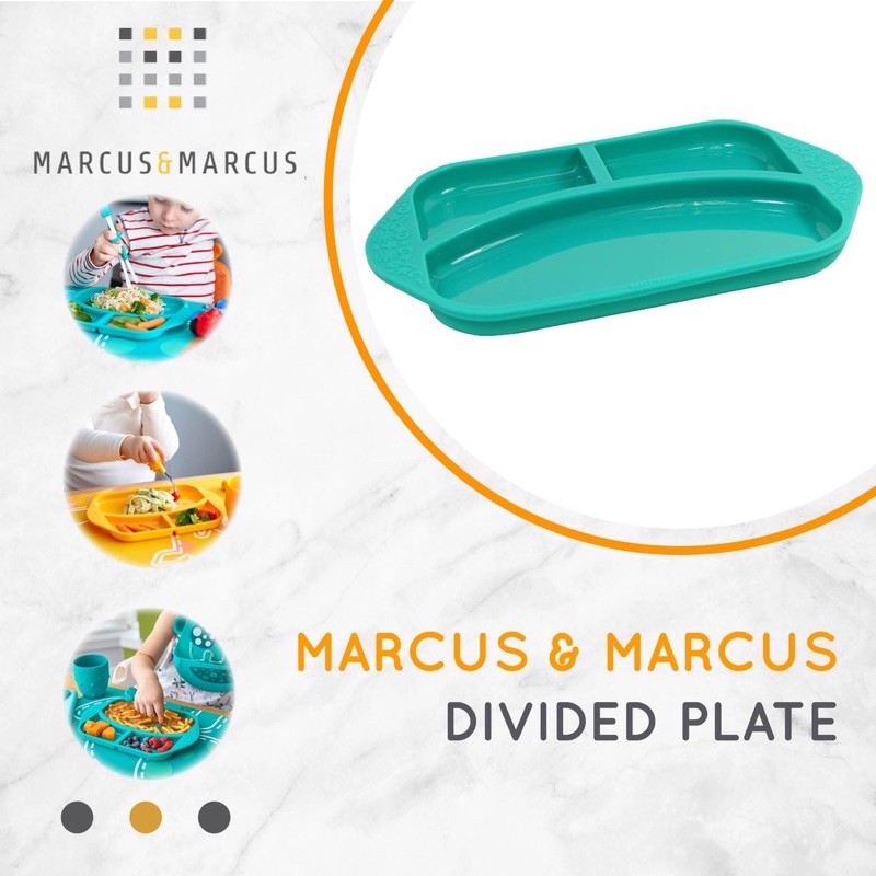 Marcus and Marcus Silicone Divided Plate - Tempat Makan Anak