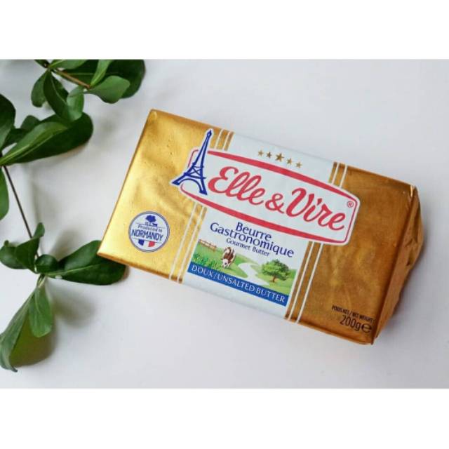 Jual Elle & Vire Butter Packets Unsalted 200gr Indonesia