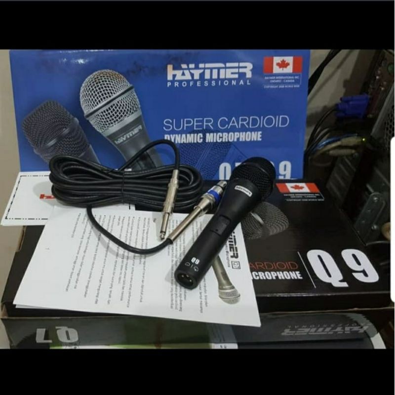 Microphonr Haymer Q9 Mic Super Cardiod original