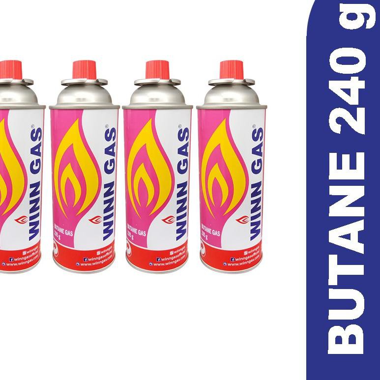 ✲ Winn Gas Butane Gas Portable 4pcs ➨