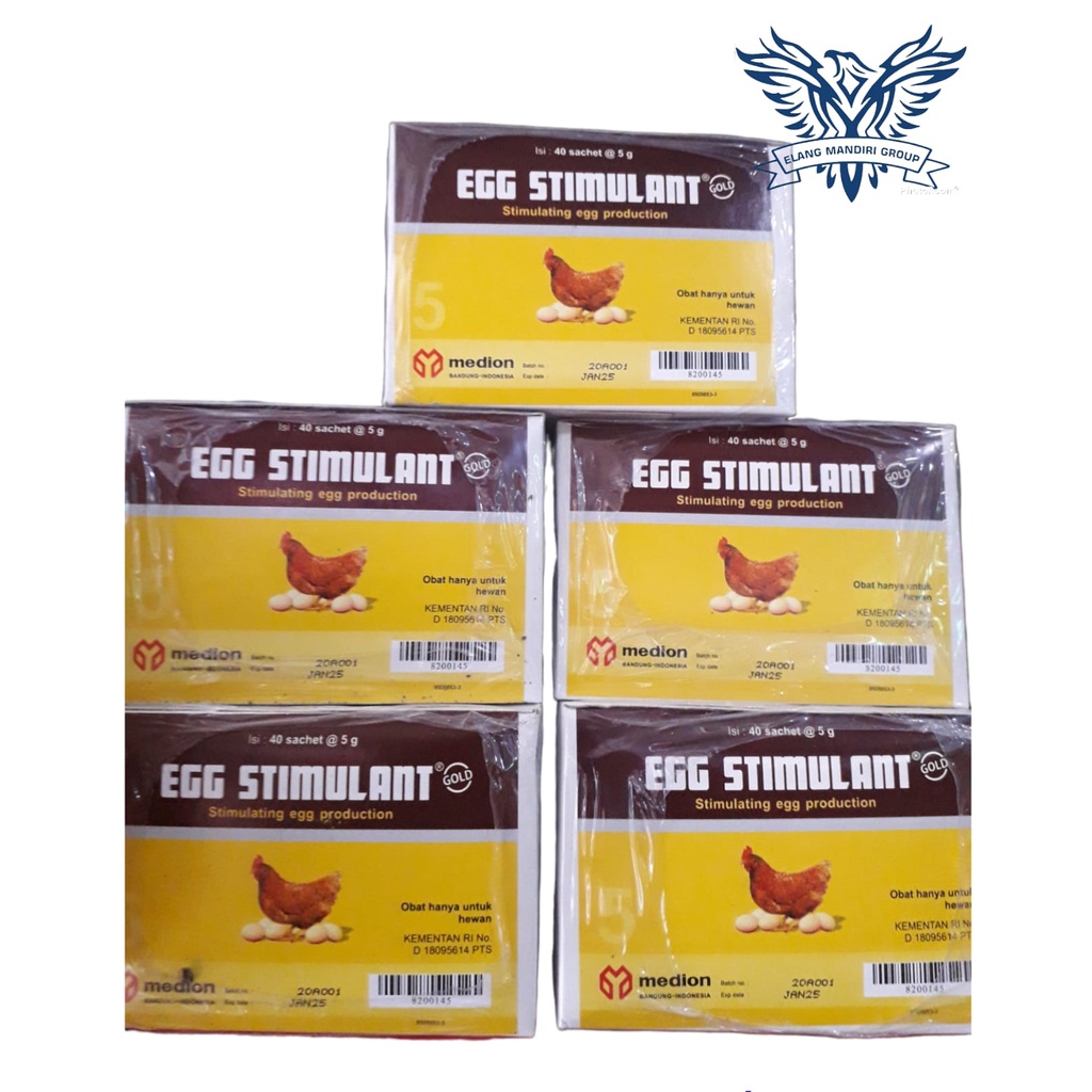 EGG STIMULANT 1 Pack Vitamin Untuk Produktivitas Ayam Petelur 1 Pack isi 40 Sachet