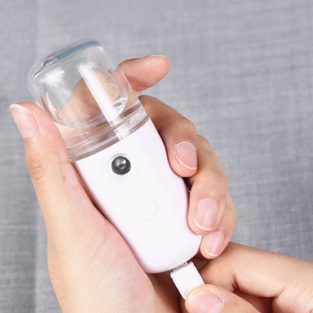 Vinkkatory USB Humidifier Nano Mist Sprayer Moisturizer 30ml DHT117 White Grab Medan