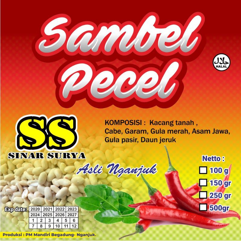 

SAMBEL PECEL ASLI NGANJUK