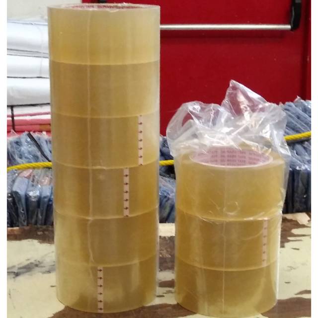 

1 Slop Lakban Putih Bening Merek Daimaru Size 2 Inch 1/2 Lusin