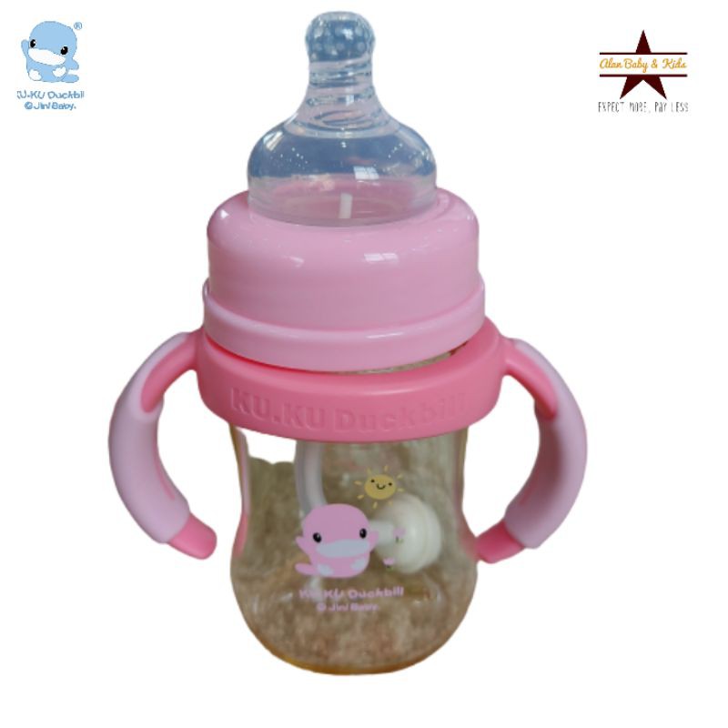 Ku.Ku Duckbill Pes Bottle with Handle 280ml - KU5836