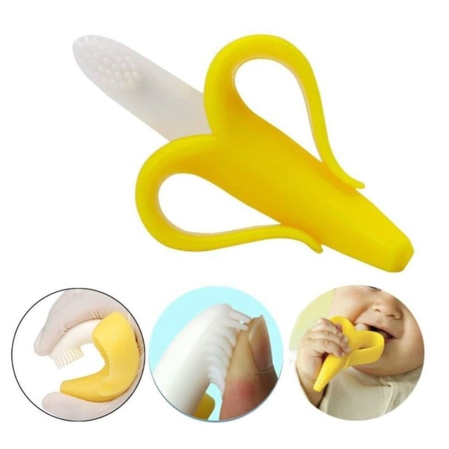 Banana Teether / Mainan Gigitan Bayi Motif Pisang