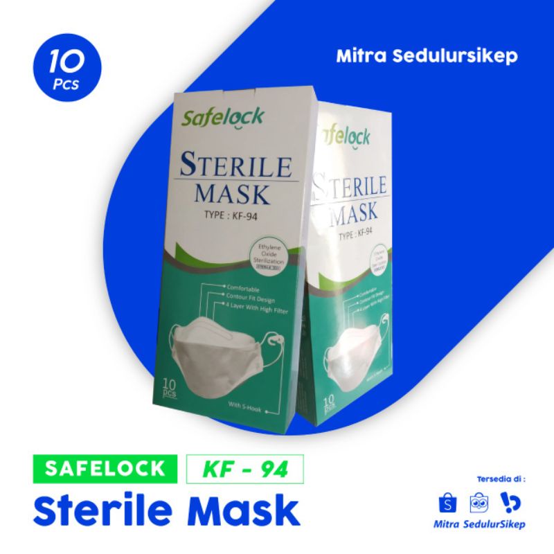 Masker Earloop Kf94 Safelock KF 94 Steril