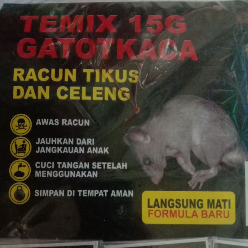 Temix Themix renteng isi 24pcs per renteng racun tikus dan celeng