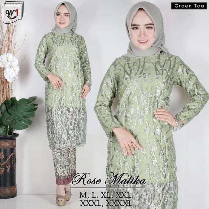 set kebaya rose malika berkualitas