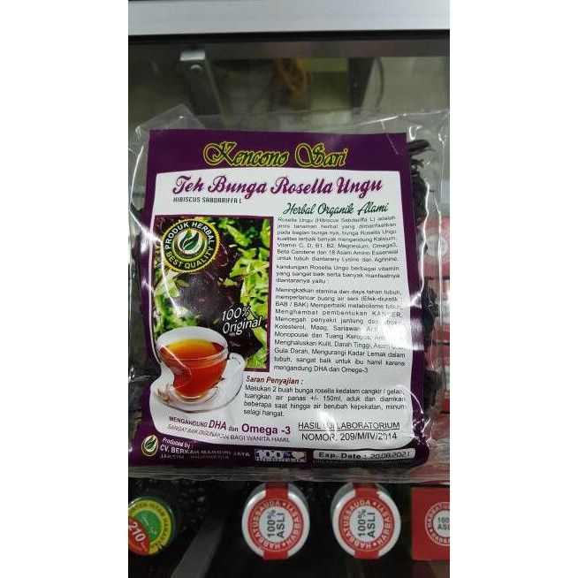 

Teh Bunga Rosella Ungu Kencono Sari