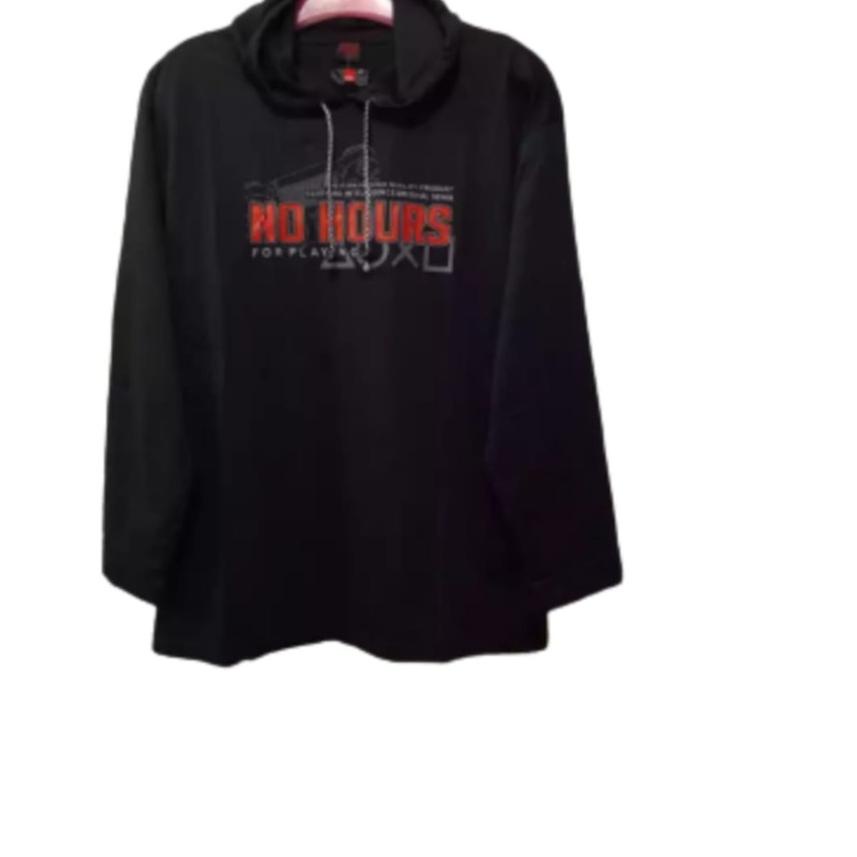 L XL XXL HOODIE PANJANG PRIA DEWASA/KAOS TANGAN PANJANG PRIA/KAOS TOPI PANJANG PRIA/BAJU LENGAN PANJ