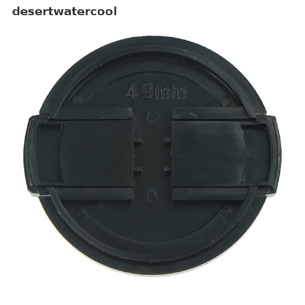 Deid Tutup Lensa Kamera Depan Model Snap On Bahan Plastik 49mm Untuk SLR DSLR DV Leica Sony