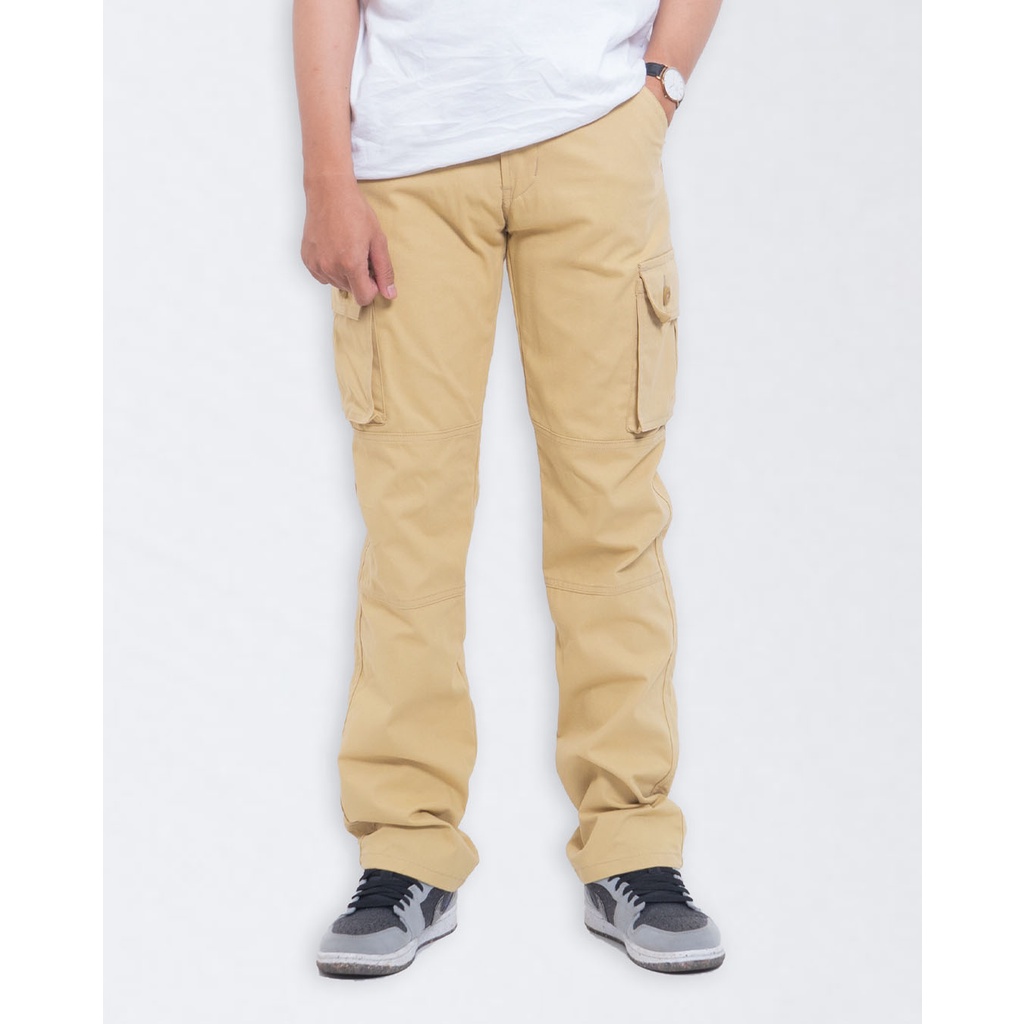 YORK LONG CARGO PANTS - KHAKI