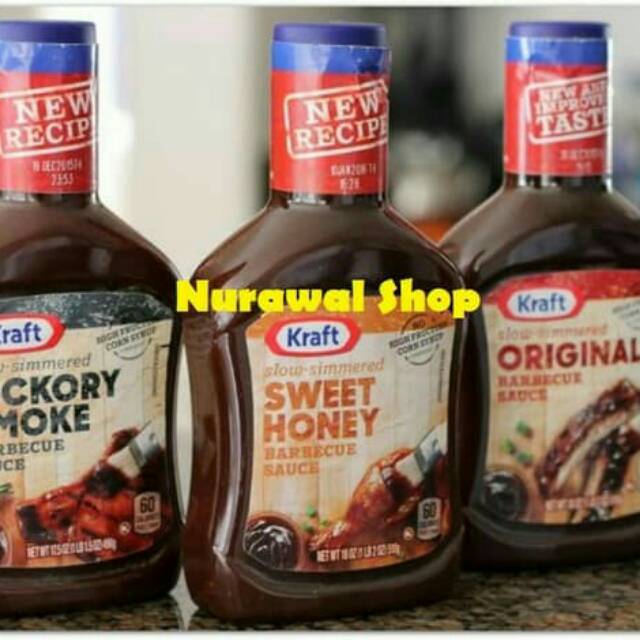 

Kraft berbecue sauce tersedia 3 varian