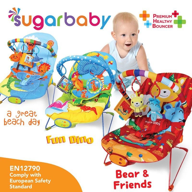 SUGAR BABY Rocking Bouncer 10 in1 Premium Rocker Bouncher bouncer sugarbaby bouncer sugarbaby ayunan bayi BOuncer rocking Bouncher sugarbaby Rocking 10 in 1 Sugar Baby Bouncher Rocker, Ayunan Bayi  Bouncer Bayi Sugarbaby