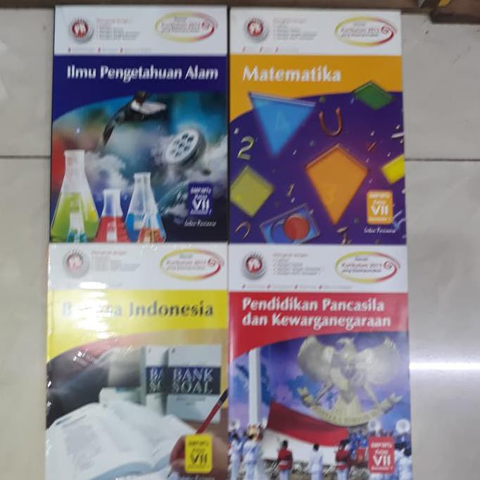 Buku Sekolah - Buku Pr Ipa, Matematika, Bahasa Indonesia, Pkn Kelas 7 Semester 1