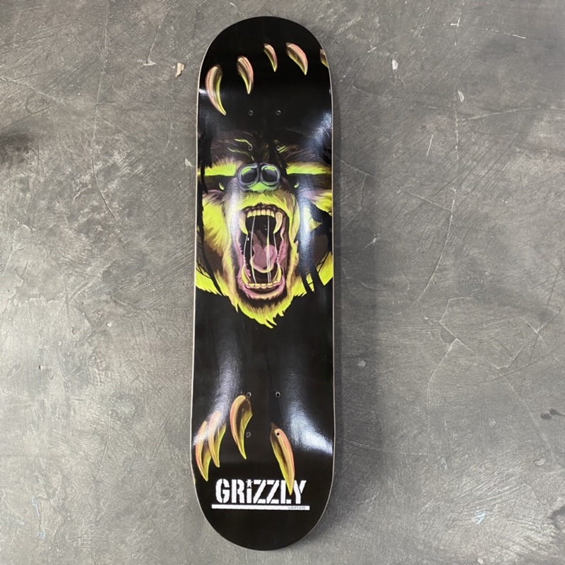 GRIZZLY skateboard deck only 7.8