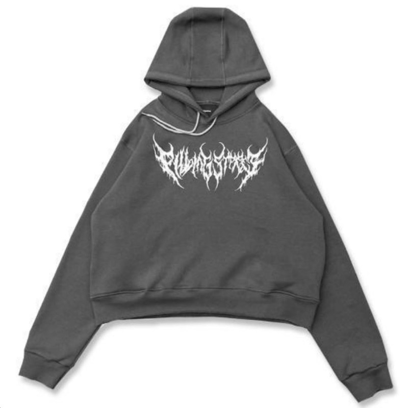 CROP HOODIE OVERSIZE UNFINISHED FILLINGSTREET GEEABYSS