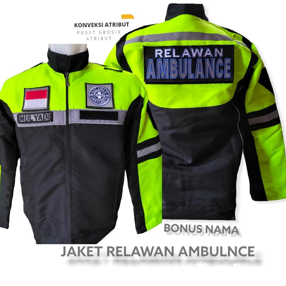 Serbuuuu.. jaket patwal relawan ambulance