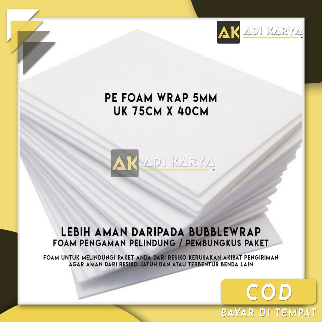 

PE FOAM PELINDUNG PAKET - PENGAMAN PAKET - Bukan Bubble Wrap