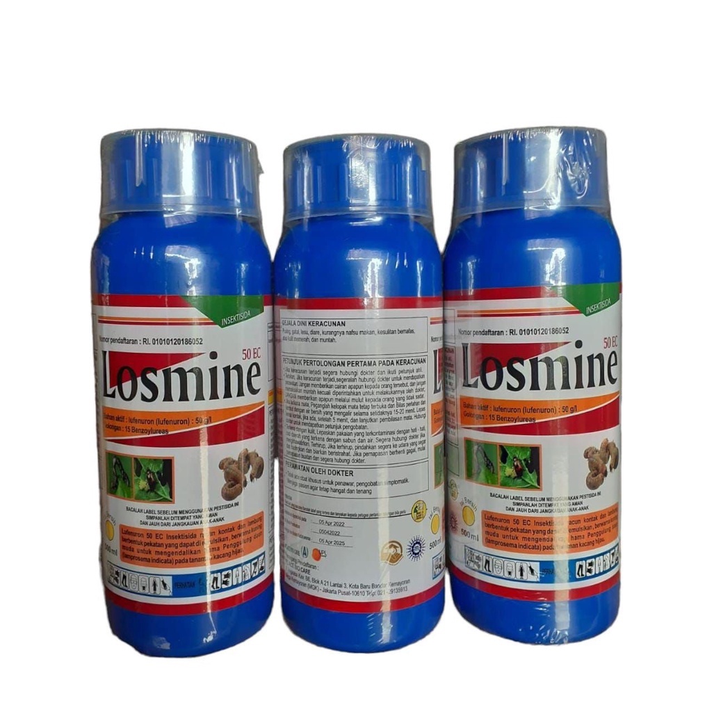 Insektisida Losmine 500ml Bahan Aktif Lufenuron 50g/l Pembasmi Hama Ulat penggulung Daun Match 50 Toxedone Fenite