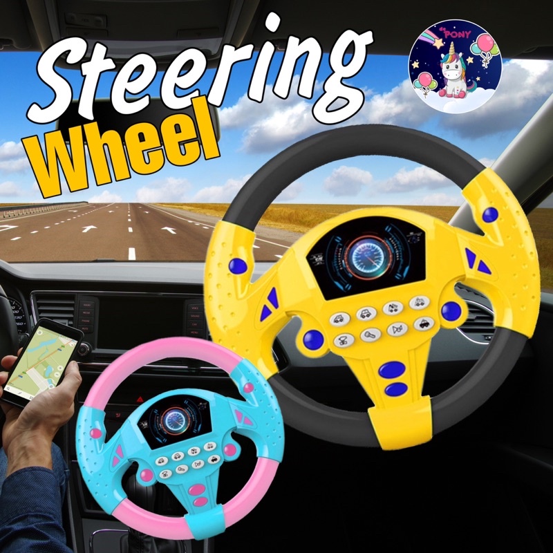 Mainan setir mobil anak mainan steering wheel edukasi anak