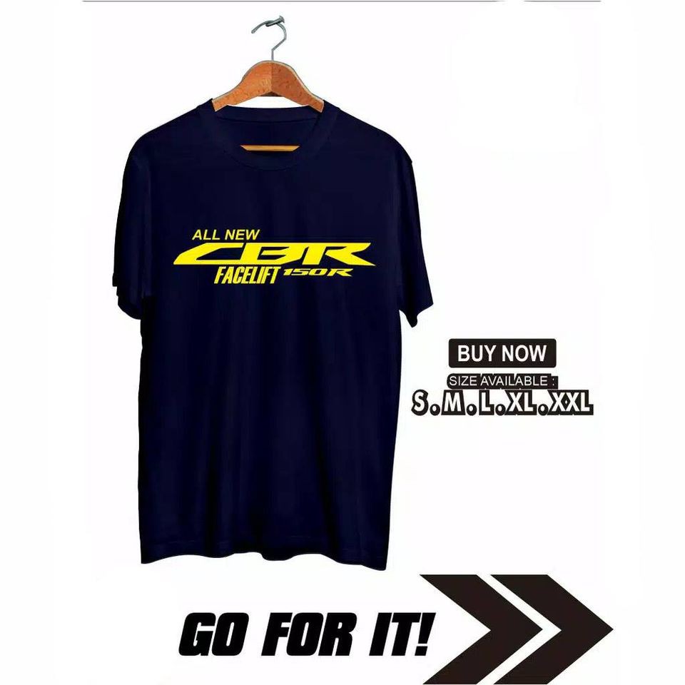 kaos distro motor all new cbr facelift 150r / baju honda cbr 150r racing