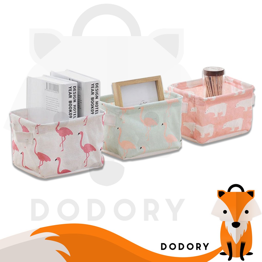 DODORY HL0051 Kotak Penyimpanan Mini Storage Box Kosmetik Make Up Organizer Alat Tulis Multifungsi