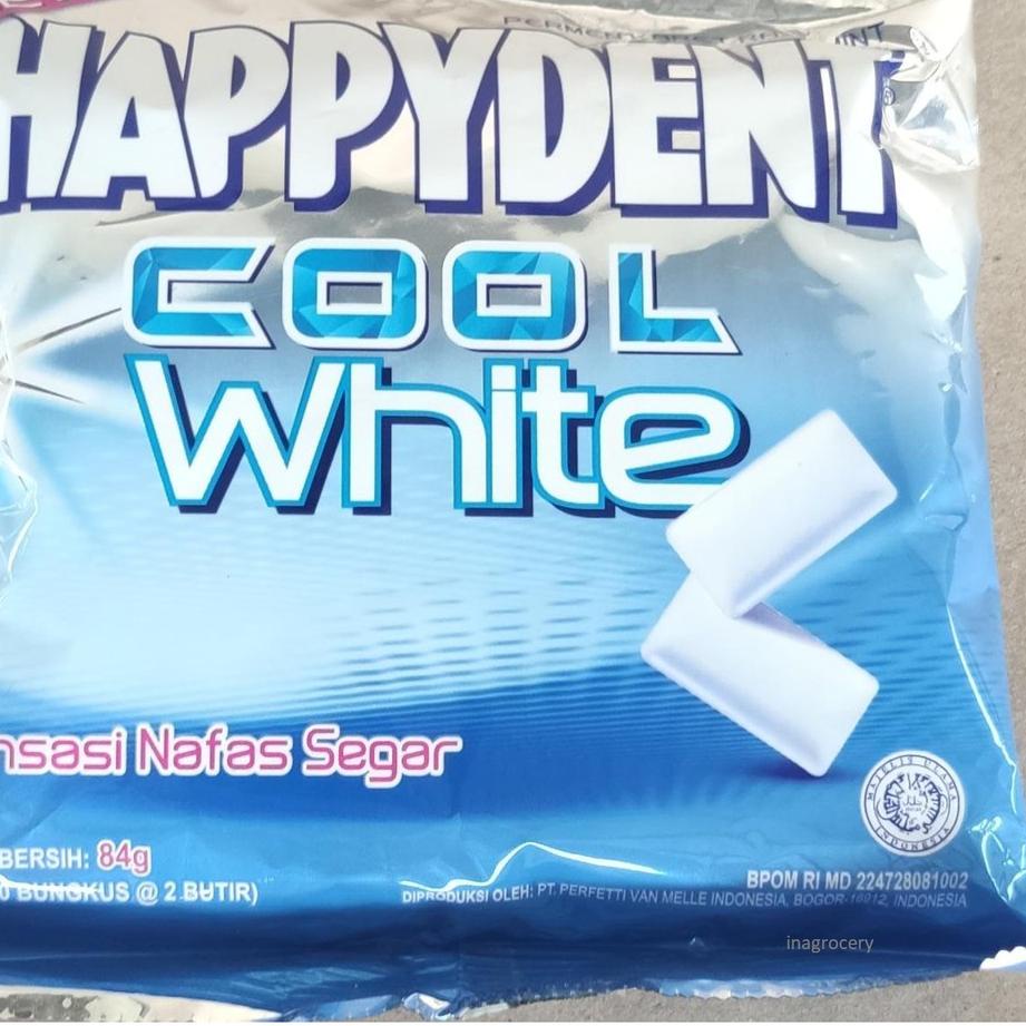 

12.12 MALL HAPPYDENT COOL WHITE 30x2pcs 70gr ⭐⭐⭐