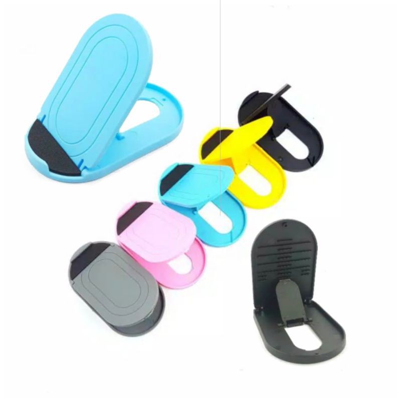 Hp Holder Stand/ ( STENTS ) Dudukan Stand Hp Mobile Folding Holder Mini Penyangga HP Lipat s1