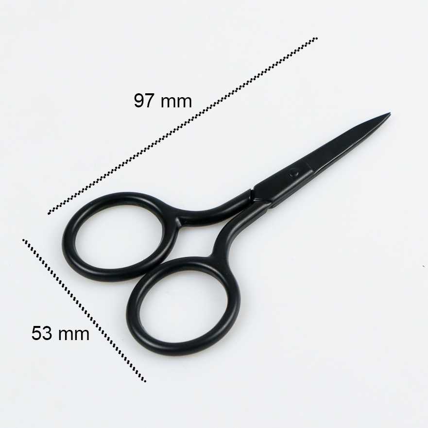 Gunting Cukur Alis Mata Eyebrow Trimmer Scissor Stainless Steel Tahan Karat Desain Minimalis Elegan Berkualitas