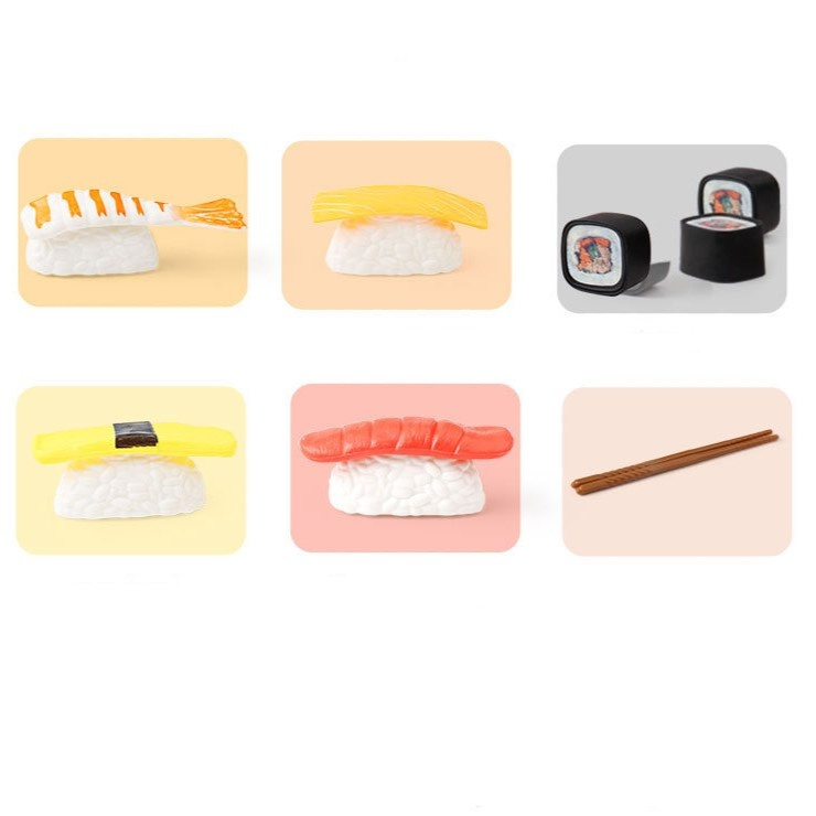 Mainan Sushi Set Jepang Pretend Play Set mainan makanan sushi