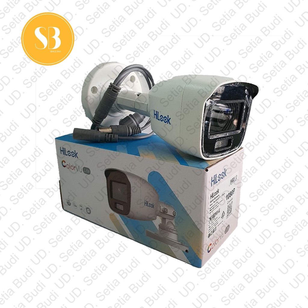 Kamera CCTV Colorvu (Warna) Outdoor 2 MP Hilook THC-B129-P