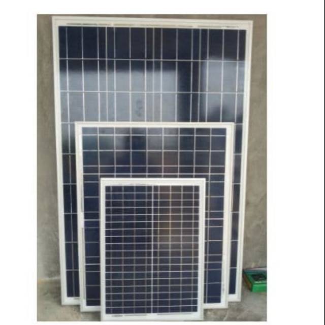 Solar Panel 50wp Poly Crytalline | Shopee Indonesia