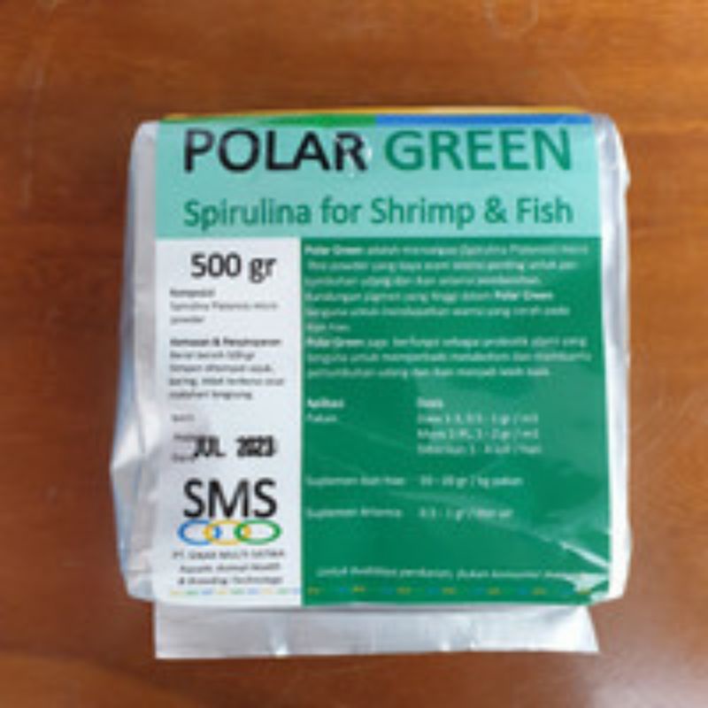 POLAR GREEN 500 GRAM / SPIRULINA POLAR GREEN / SPIRULINA POWDER 500 GR