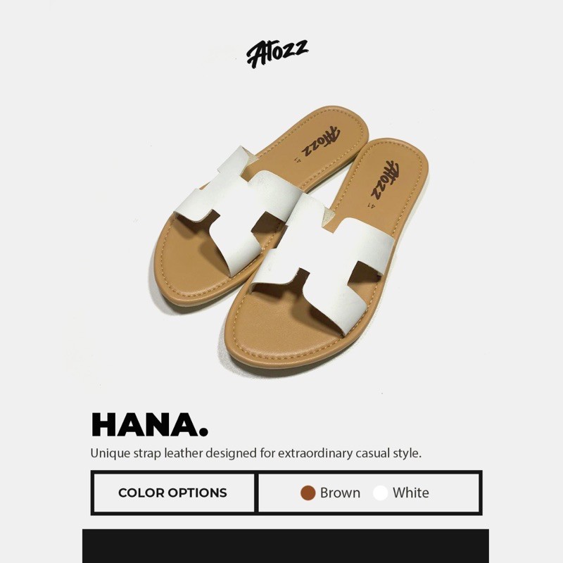 HANA - WHITE  ( Sandal Wanita )