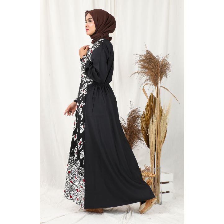 Baju Gamis Modis GM-001 Gamis Busui Gamis Wolfis Wolfish Baju Busui Dress Busui Baju ibu Menyusui