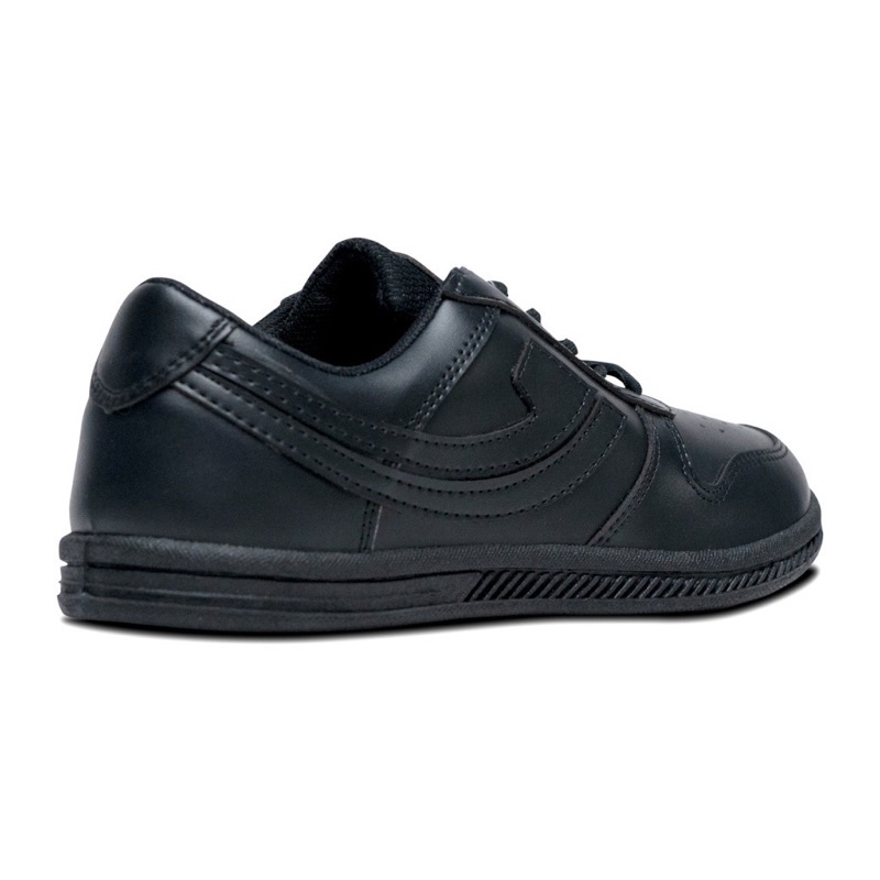 Sepatu johnson angkasa all black - sneakers pria wanita jhonson