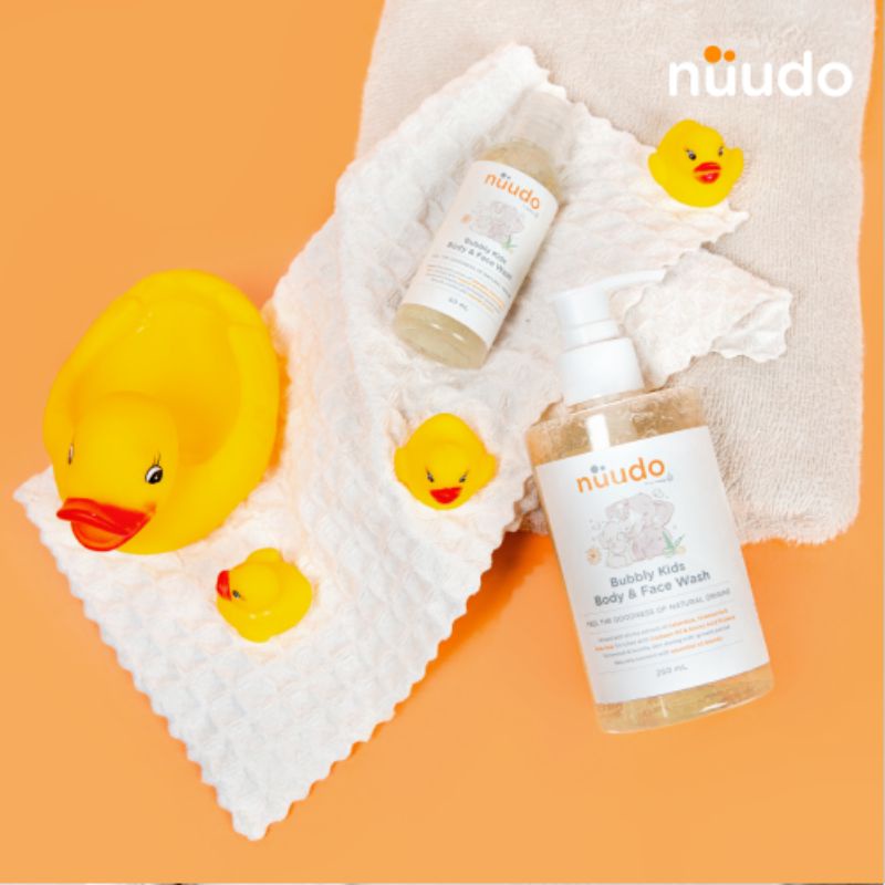 Nuudo Bubbly Kids / Gently Baby 250ml / 475ml - Sabun Mandi Anak Bayi 250ml / 475 ml